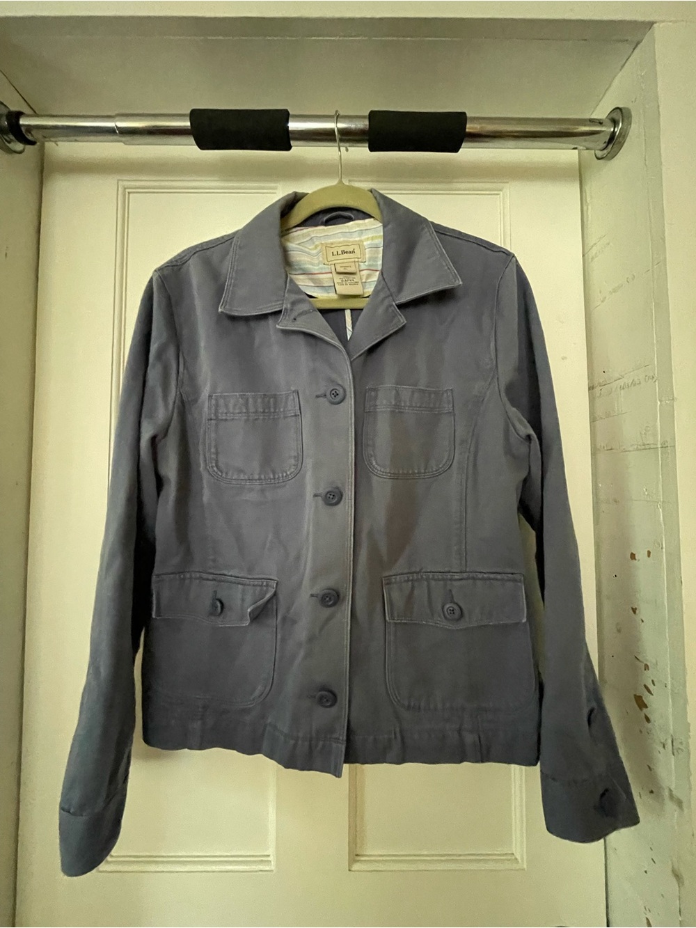 L.L. Bean Women's Utility Jacket in Slate Blue